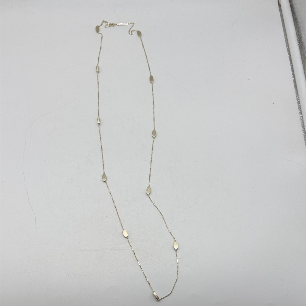 Kendra Scott Gold Oval Station Necklace